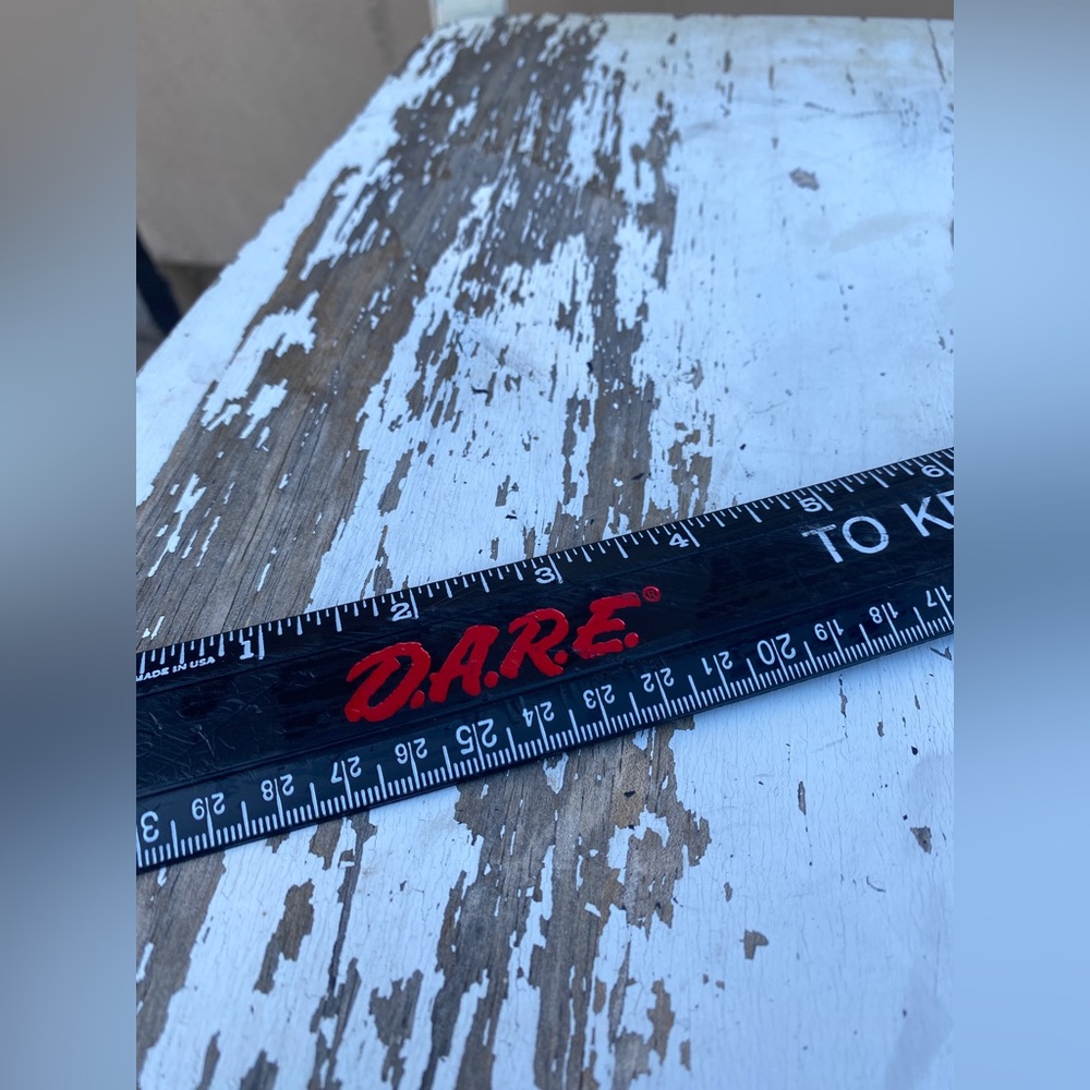 Accessories, 12” Ruler D.A.R.E. - Picture 2 of 4